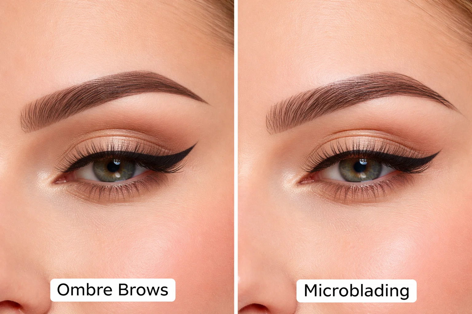Read more about the article Ombre Brows vs. Microblading – What’s the Difference?